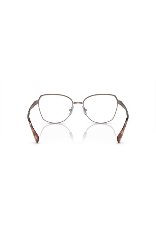 Ralph 55mm Irregular Optical Glasses In Brown