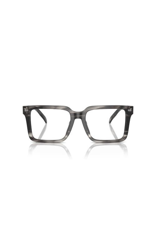 Michael Kors 54mm Square Optical Glasses In Gray