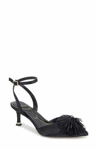 Kenneth Cole Umi Starburst Ankle Strap Pointed Toe Pump