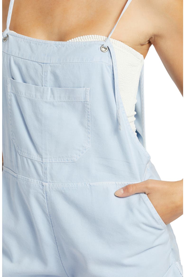 Wild Pursuit Short Overalls, Alternate, color, WASHED CHAMBRAY