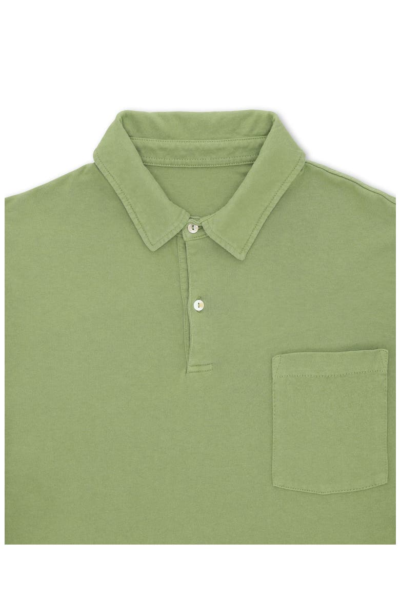 Missouril Long Sleeve Cotton Polo, Alternate, color, GREEN