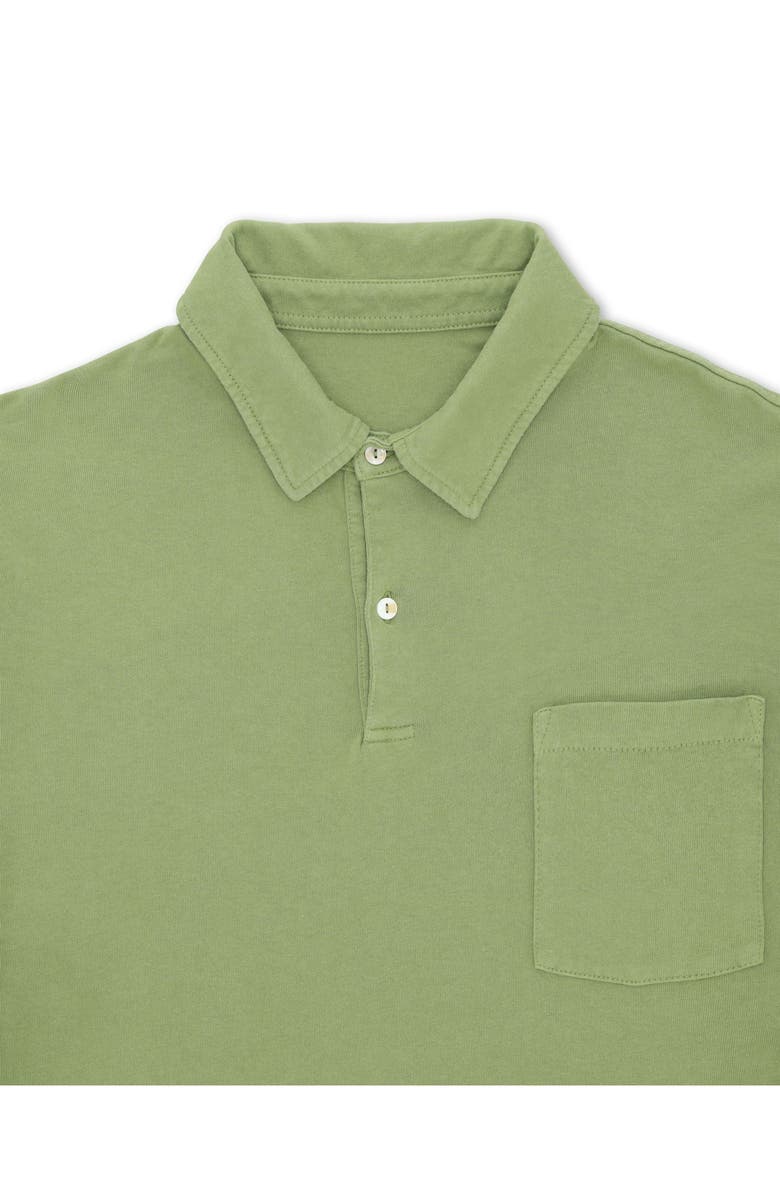 Fortela Missouri Cotton Long Sleeve Polo, Alternate, color, Light Green