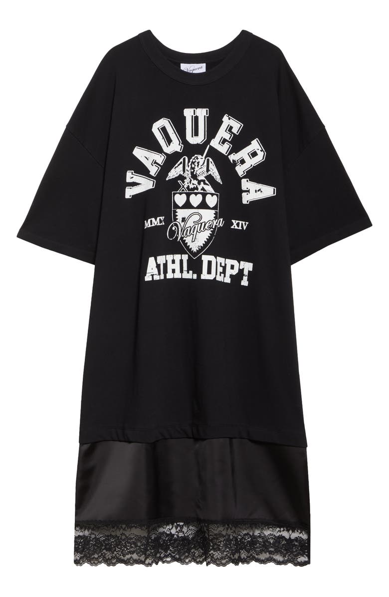 Vaquera Mixed Media Graphic T-Shirt Dress, Alternate, color, 