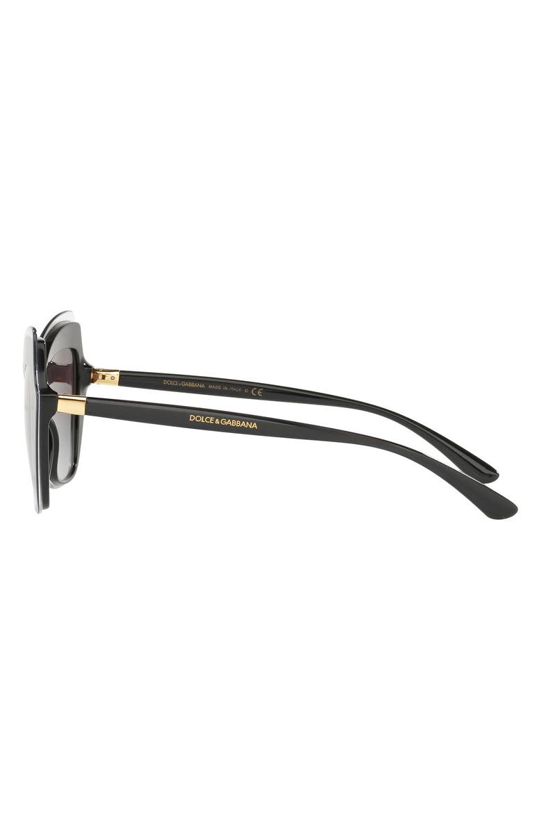 Dolce&Gabbana 52mm Cat Eye Sunglasses, Alternate, color,