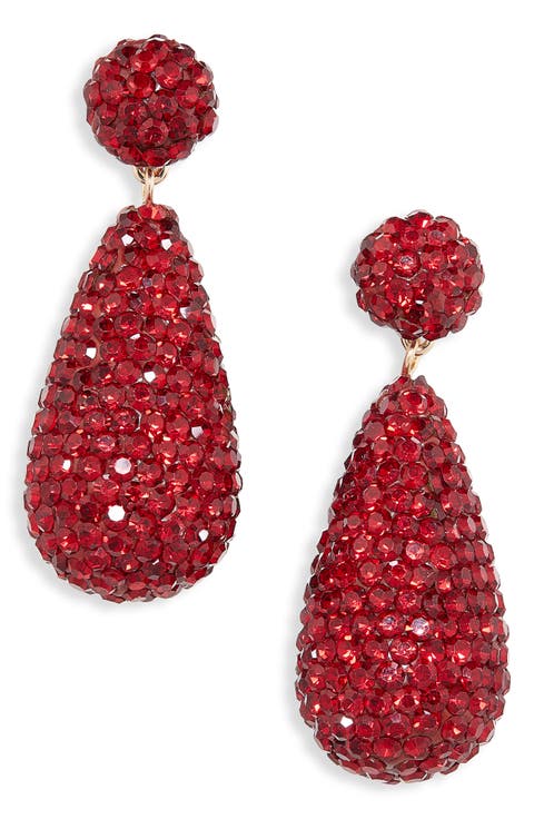 Pavé Drop Earrings