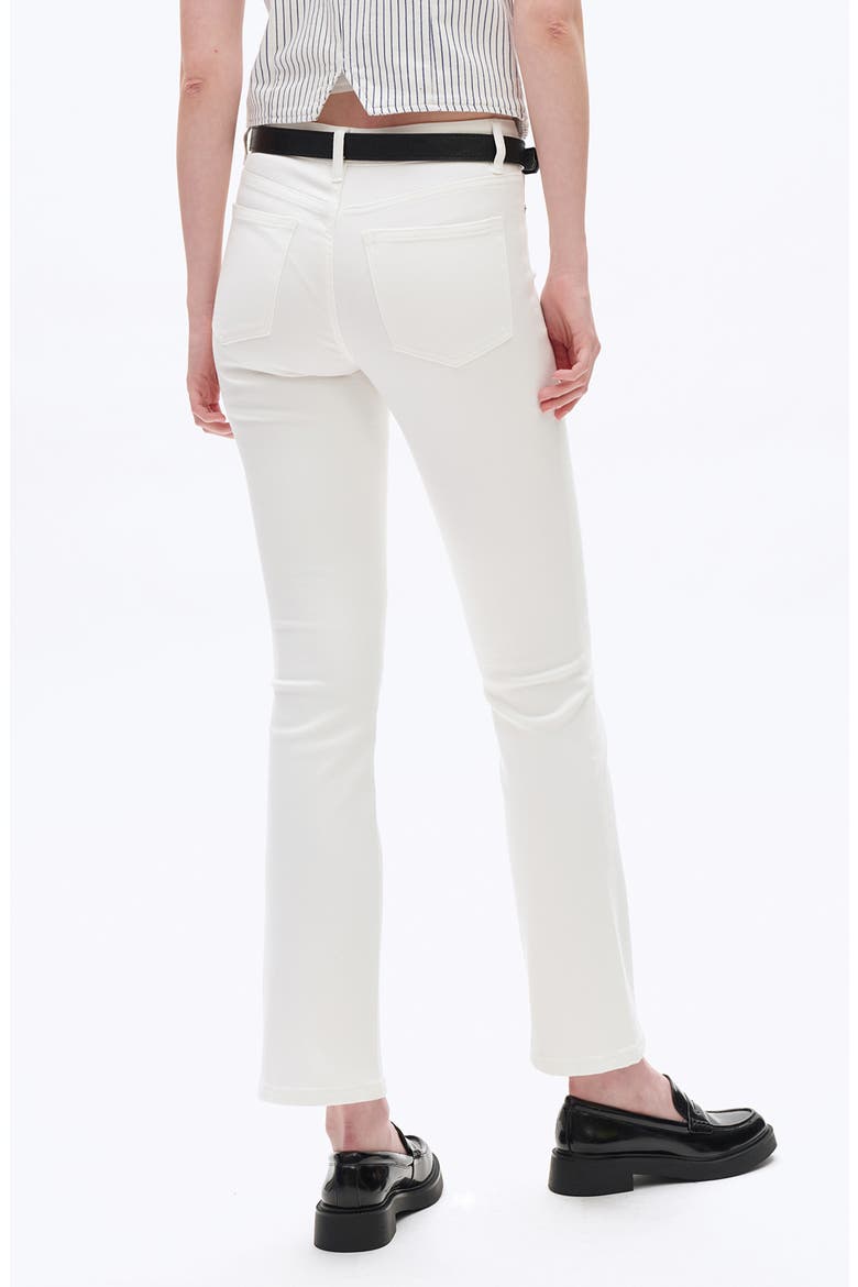 High Waist Bootcut Jeans, Alternate, color, WHITE