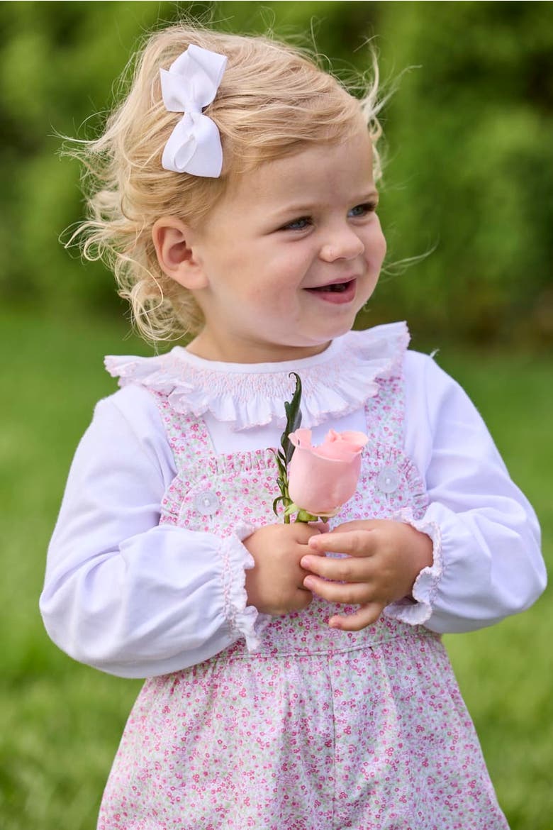 Kids' Floral Ruffled Hem Overall, Alternate, color, Windemere Floral