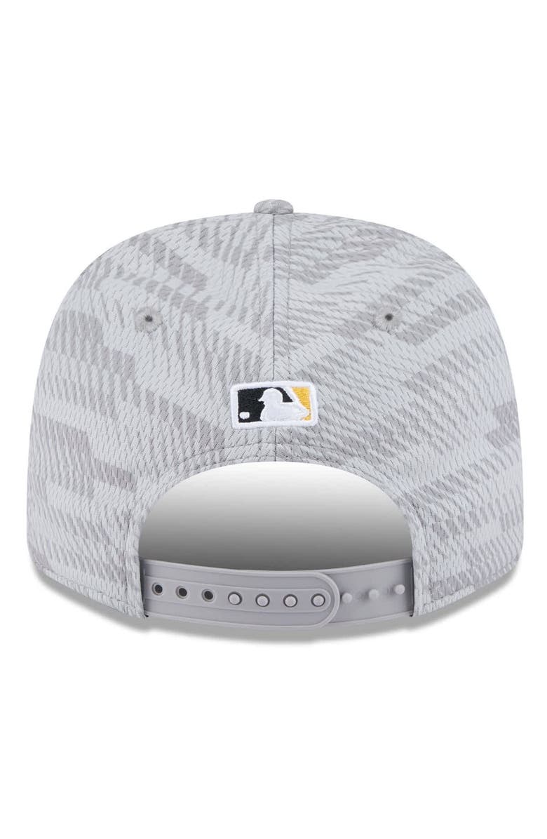 New Era Men's New Era Gray Pittsburgh Pirates 2025 MLB Clubhouse 9SEVENTY Stretch-Snap Hat, Alternate, color, 