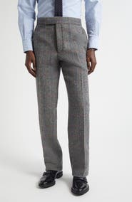 Thom Browne Classic Fit Hunting Herringbone Tweed Backstrap Trousers