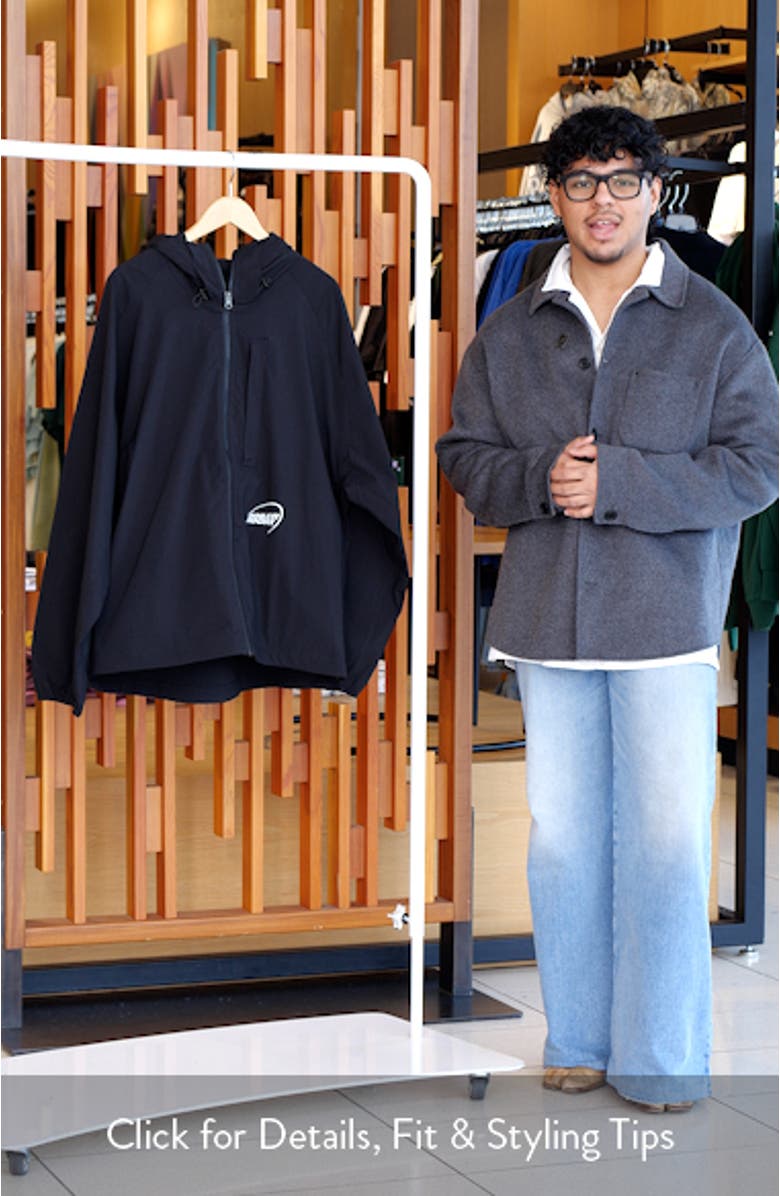 Packable Stretch Nylon Windbreaker, sales video thumbnail