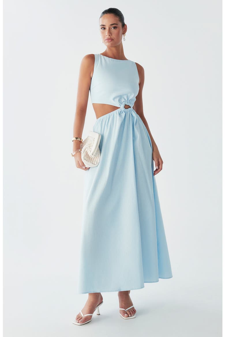 Maria Maxi Dress, Alternate, color, Pale Blue