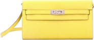Pre-Owned Hermes Kelly To Go Wallet Chevre Mysore