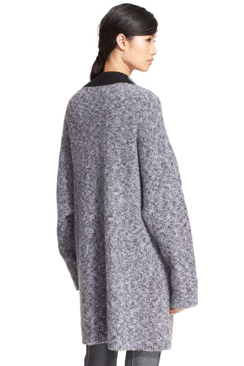 'Diana' Wool Blend Sweater Coat, Alternate, color, CHARCOAL