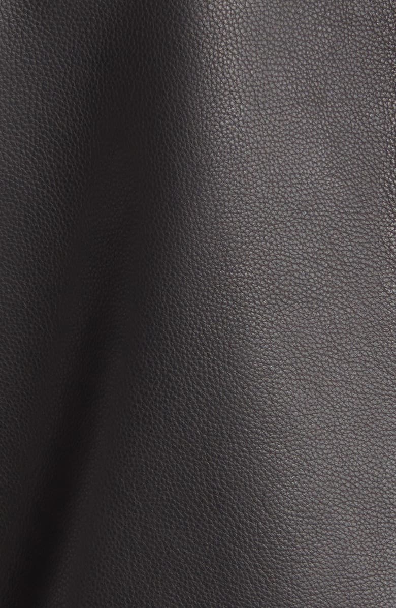 Treasure & Bond Monochrome Leather Biker Jacket, Alternate, color,