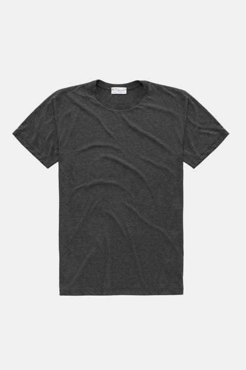 Light Weight Viscose Short Sleeve Crewneck