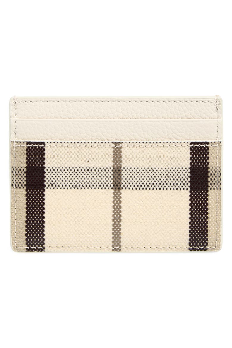 Highlands Check Mixed Media Card Case, Alternate, color, LIGHT BEIGE