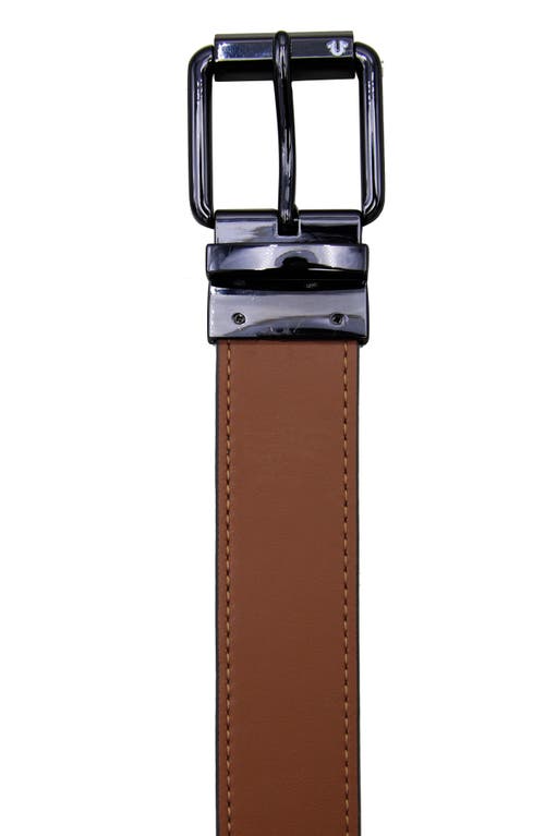 True Religion Twist Reversible Belt In Black/tan