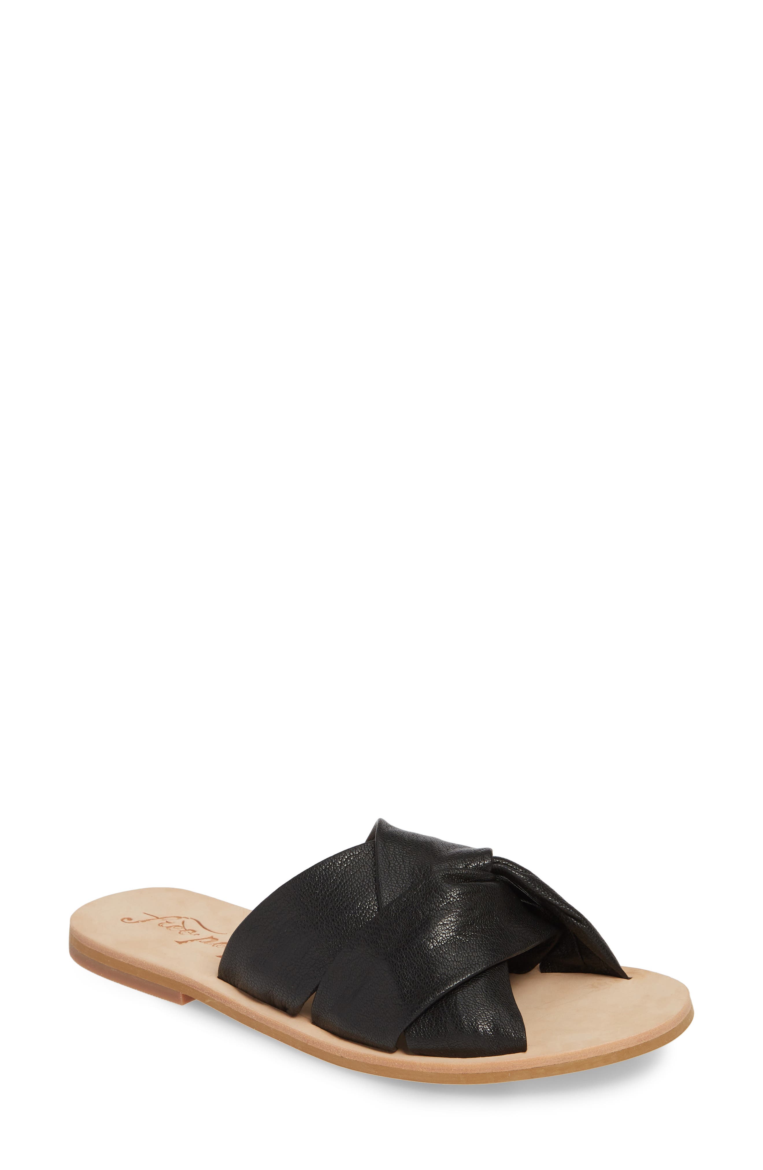 Rio Vista Slide Sandal, Main, color, BLACK