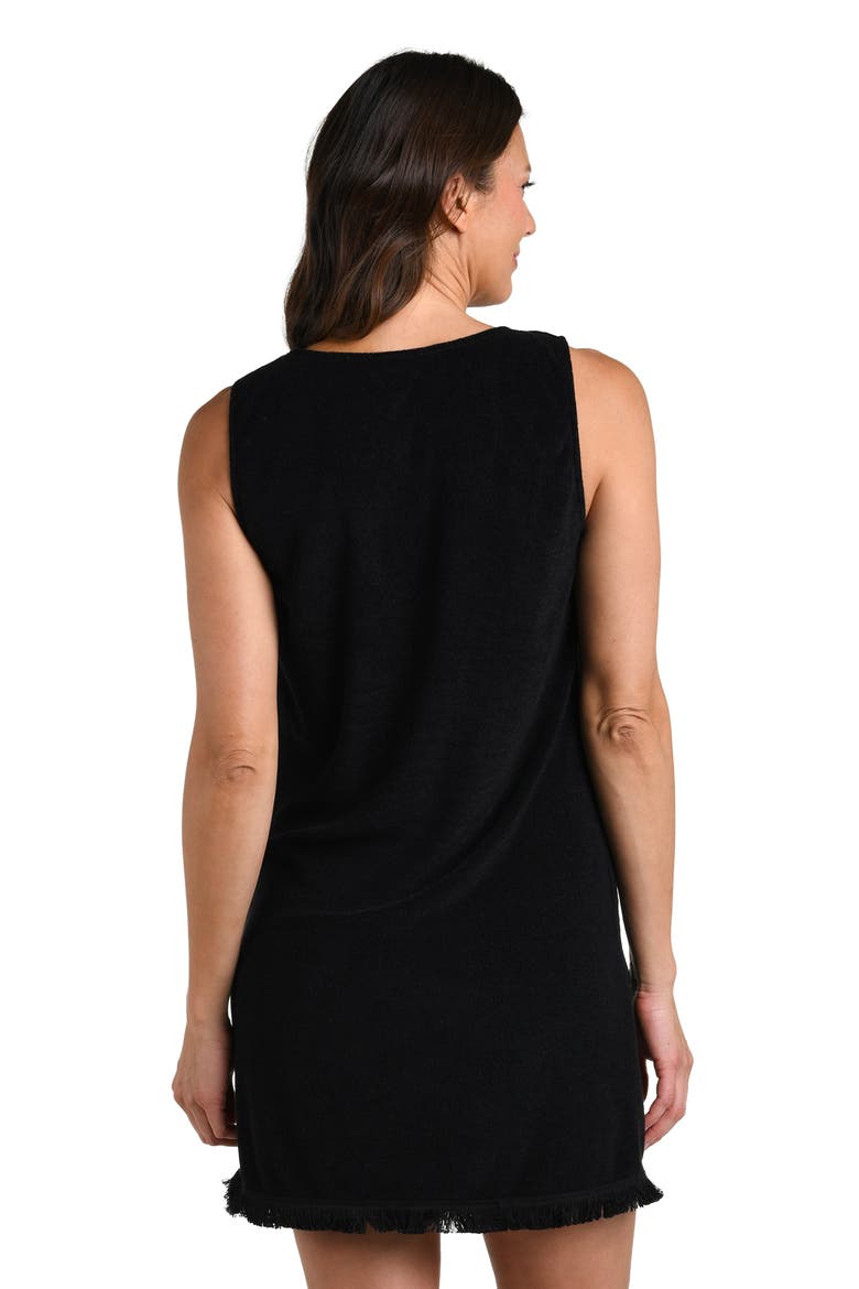 Wild Nomad Sleeveless Minidress, Alternate, color, BLACK