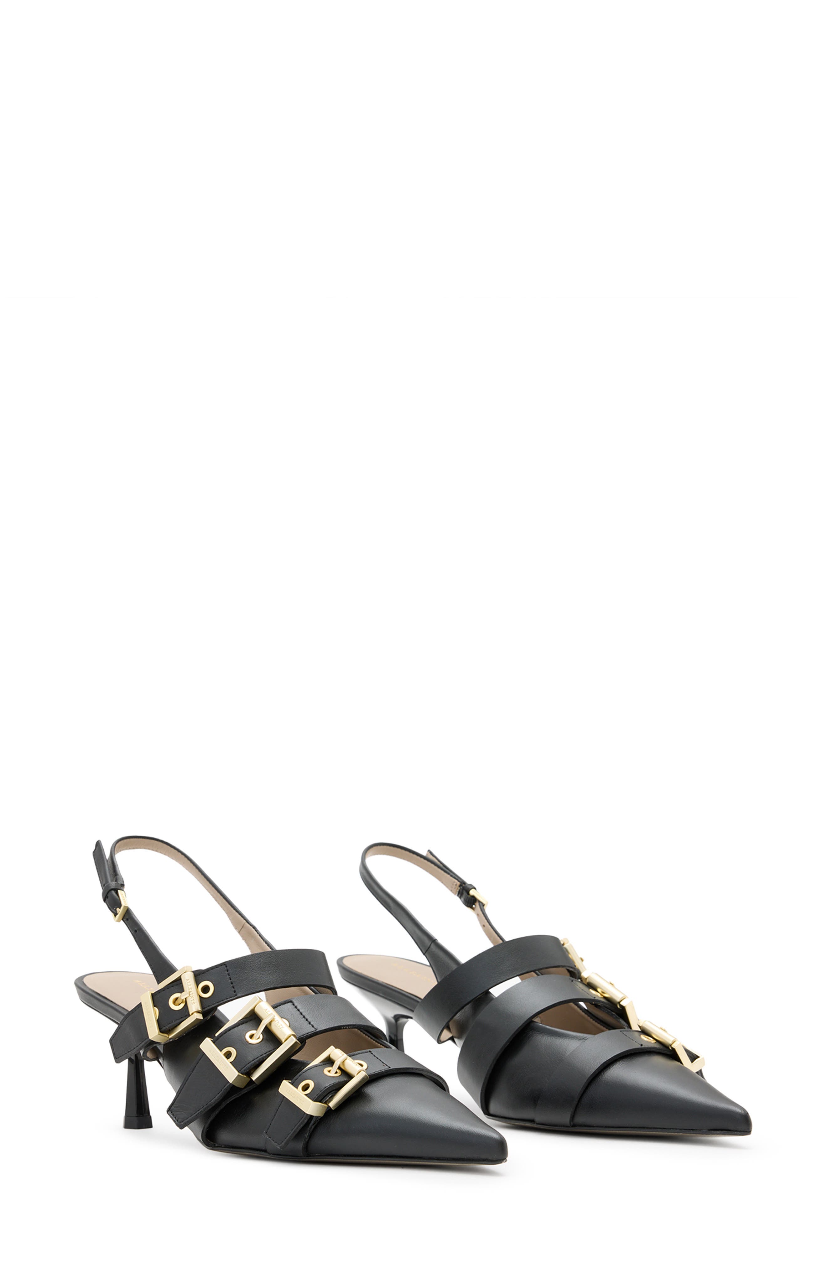 AllSaints Vivian Slingback Pointed Toe Pump, Main, color, 