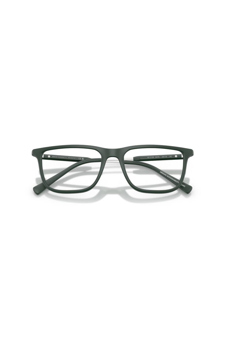 54mm Rectangle optical glasses, Alternate, color, Green