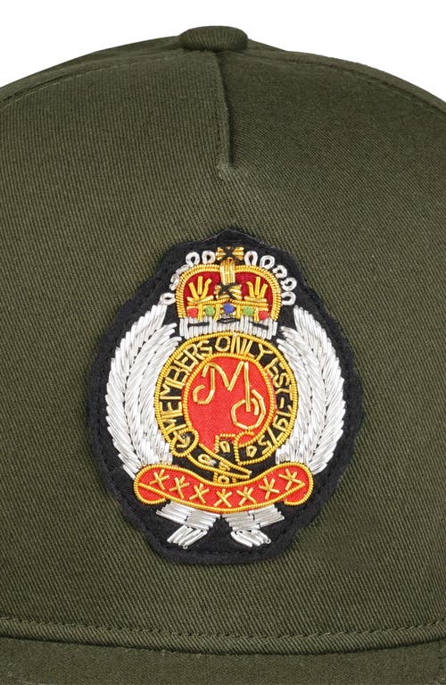 Members Only Twill Baseball Cap In Brown