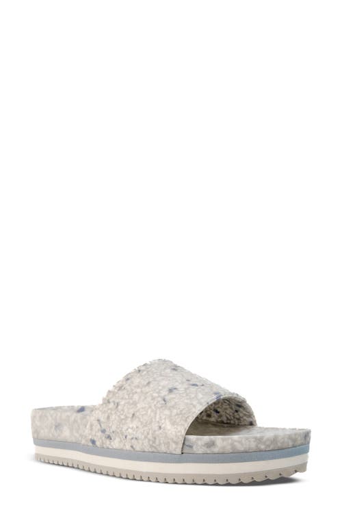 Fleks East Beach Slide Platform Sandal In Multi