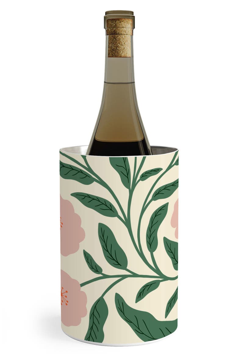Blooms Stainless Steel Wine Chiller, Main, color, GREEN