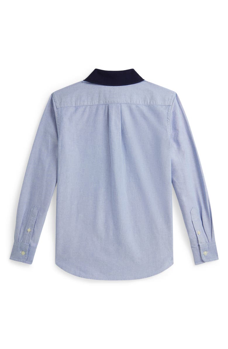 Polo Ralph Lauren Kids' Cotton Button-Down Shirt, Alternate, color, Blue Bear