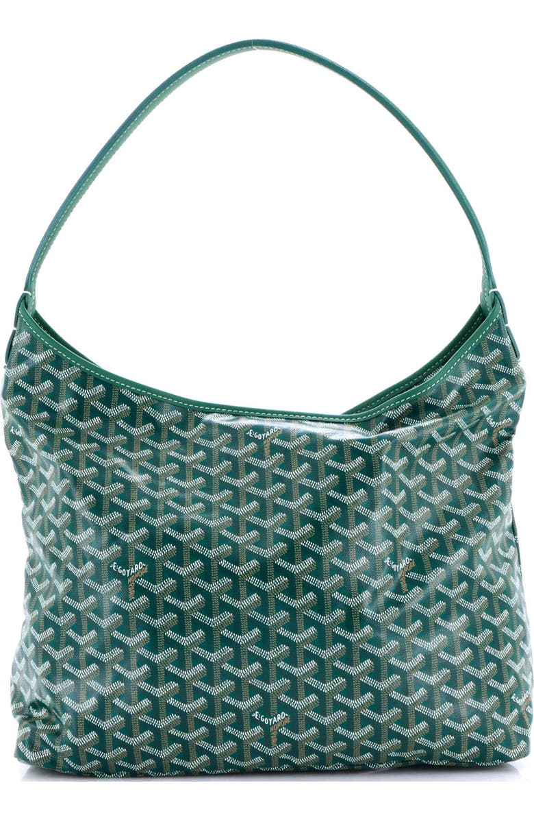 Pre-Owned Goyard Boheme Hobo Coated Canvas, Main, color, Green