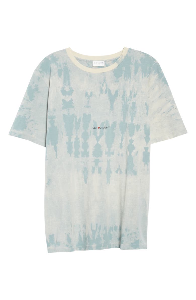 Saint Laurent Small Logo Tee, Alternate, color, 