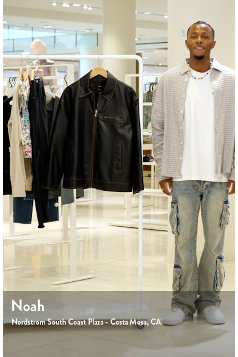 MANGO Napoli Faux Leather Jacket (Women) | Nordstrom