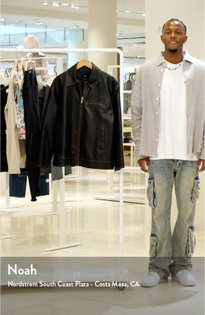 Napoli Faux Leather Jacket, sales video thumbnail