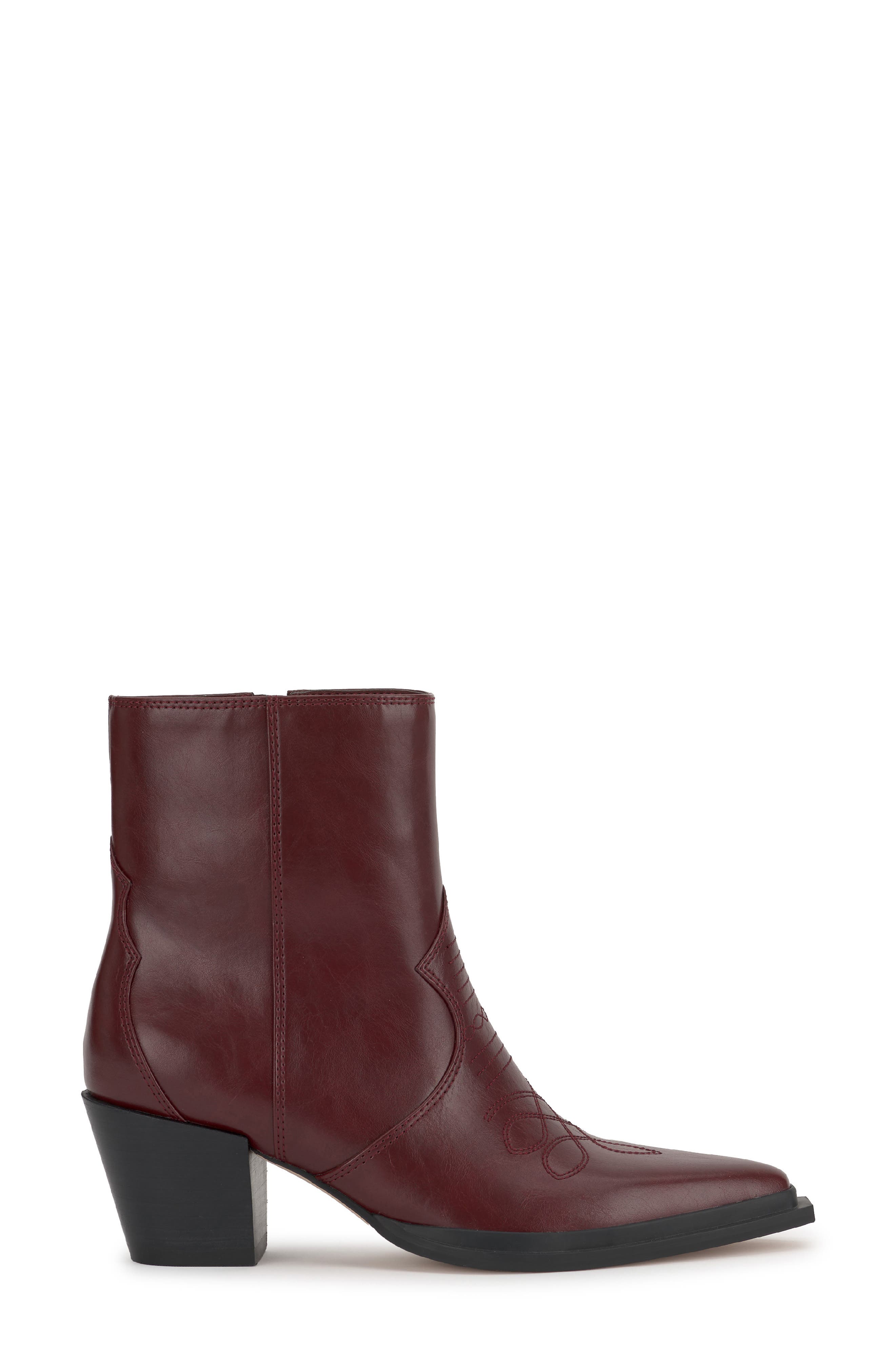 Helvona Pointed Toe Bootie, Alternate, color, DARK GRANADA LXVCLL