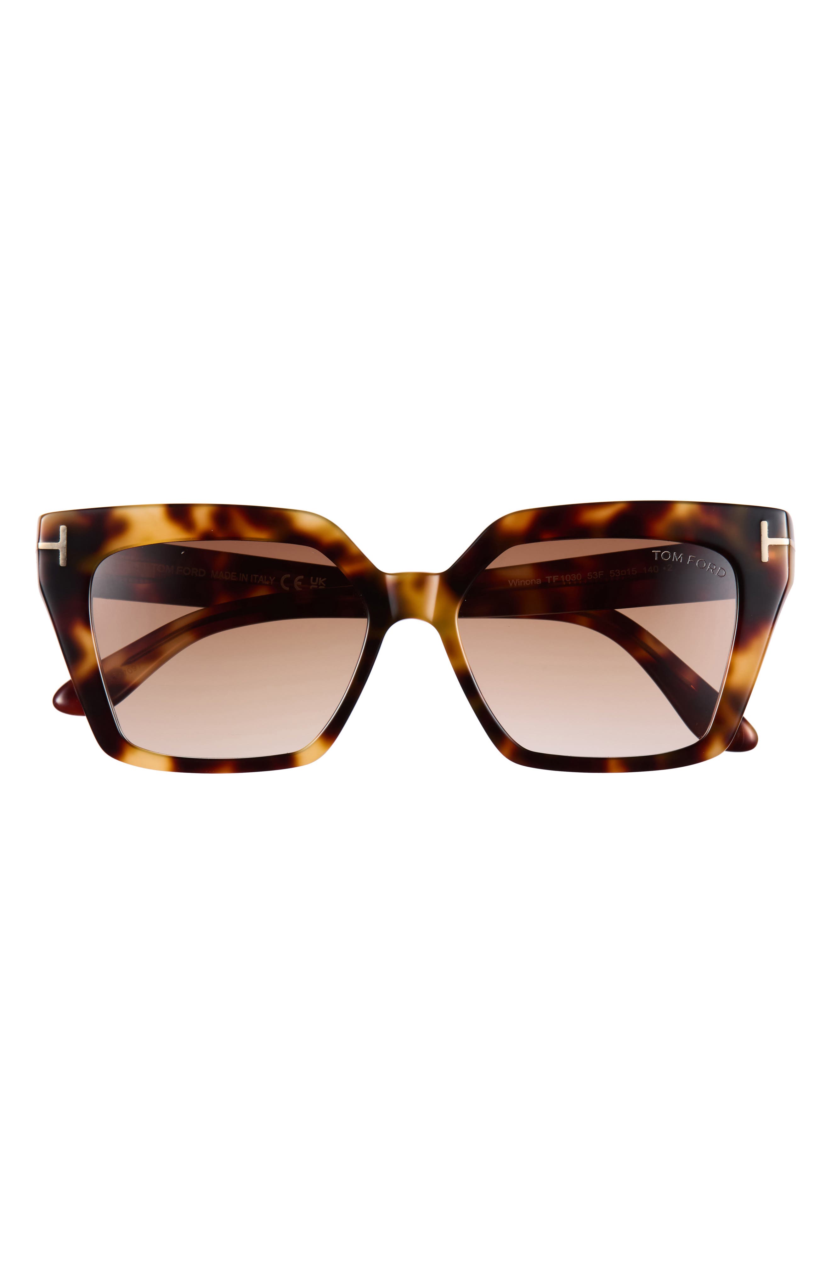 Winona 53mm Gradient Square Cat Eye Sunglasses