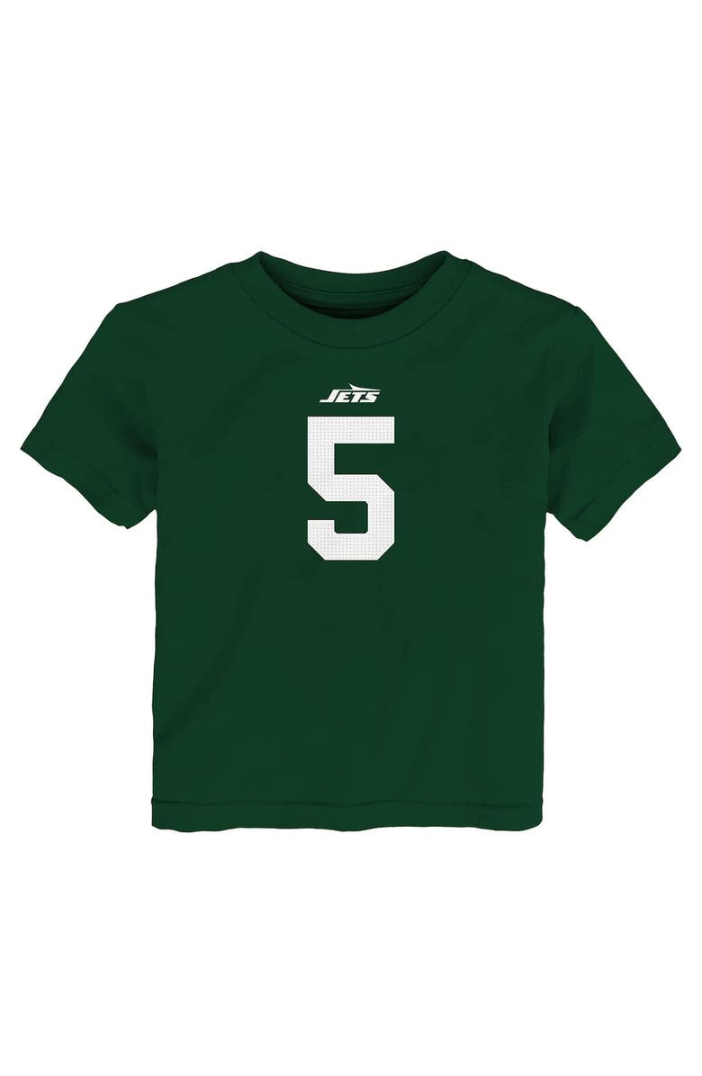 Nike Toddler Nike Garrett Wilson Green New York Jets Player Name & Number T-Shirt, Alternate, color, Green