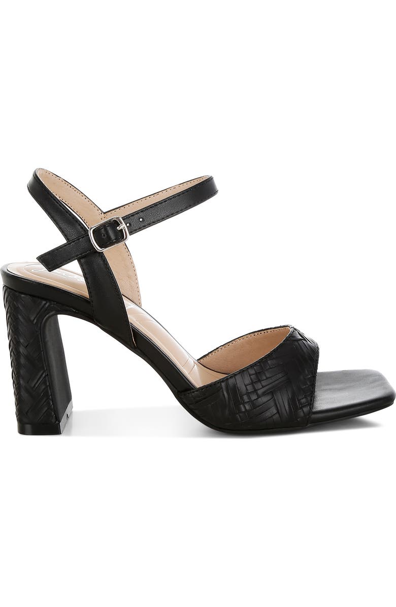 LONDON RAG Elana Block Heel Sandal, Alternate, color, Black
