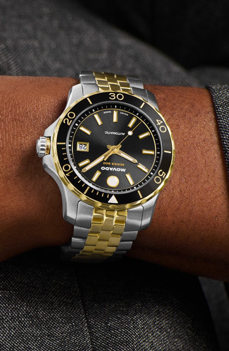 Movado Series 800 Automatic Bracelet Watch, 40mm, Alternate, color, 