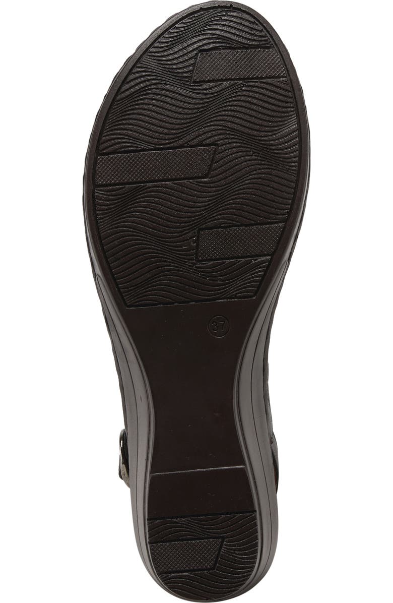 Spring Step Belizana Wedge Sandal, Alternate, color, Black Leather