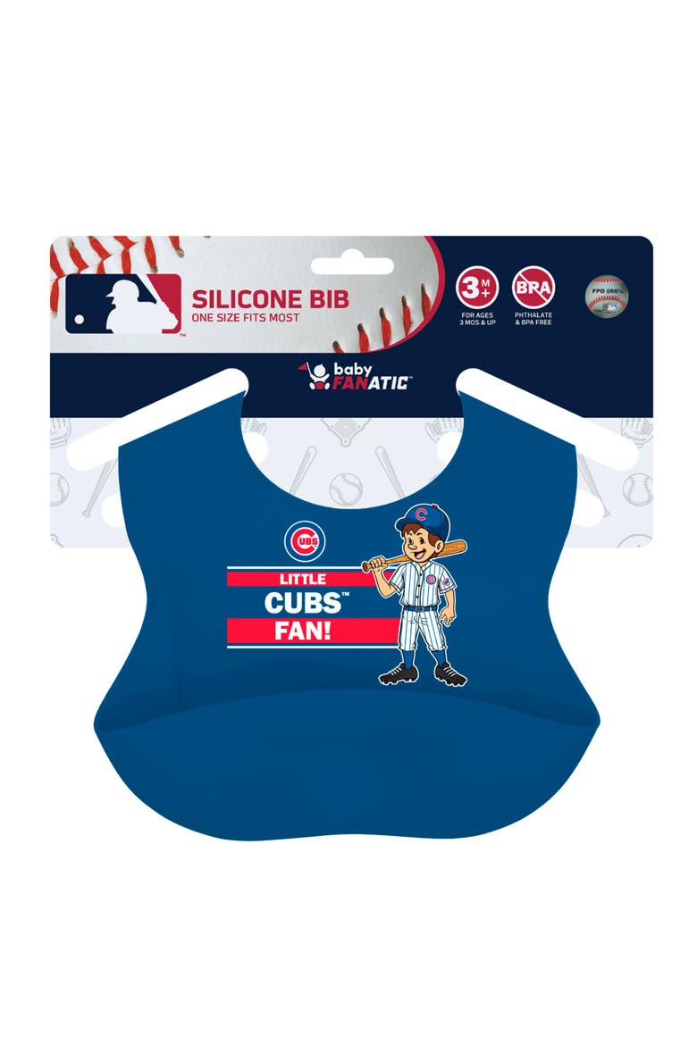 Chicago Cubs - MLB Silicone Bib, Alternate, color, Multicolor