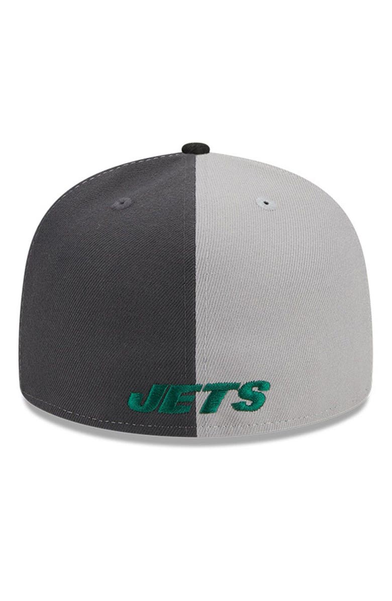 New Era Men's New Era Gray/Black New York Jets 2023 Sideline 59FIFTY Fitted Hat, Alternate, color, Gray