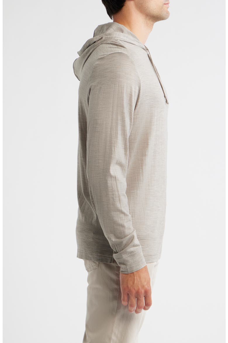 Merino Wool Hoodie, Alternate, color, FLAX