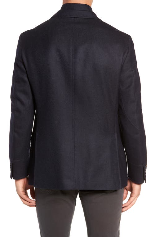Shop Flynt Regular Fit Wool & Cashmere Hybrid Sport Coat In Navy