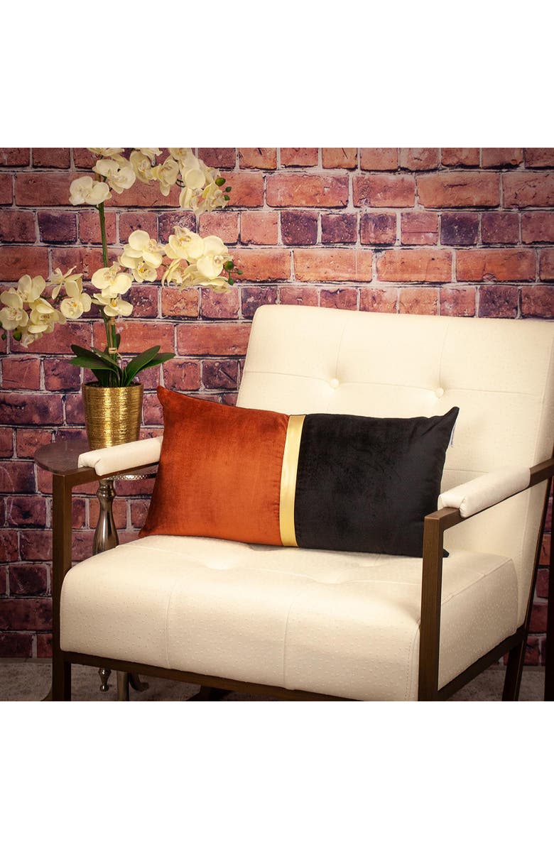 PARKLAND COLLECTION Myra Throw Pillow, Alternate, color, Black