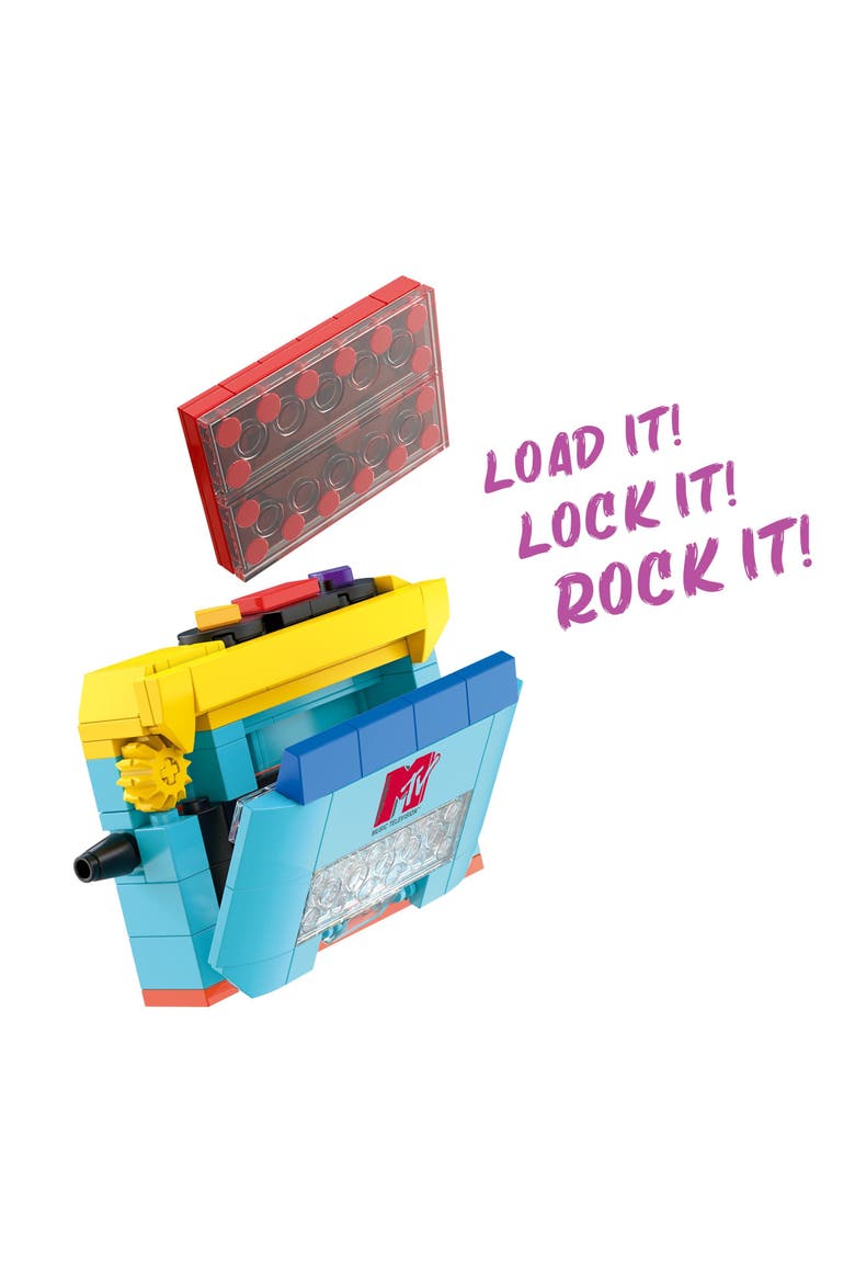 MTV Cassette Player Building Set, Alternate, color, Black