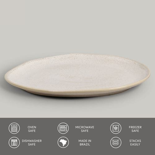 Porto Brasil Oval Dinner Plate Set Of 6 In Brown