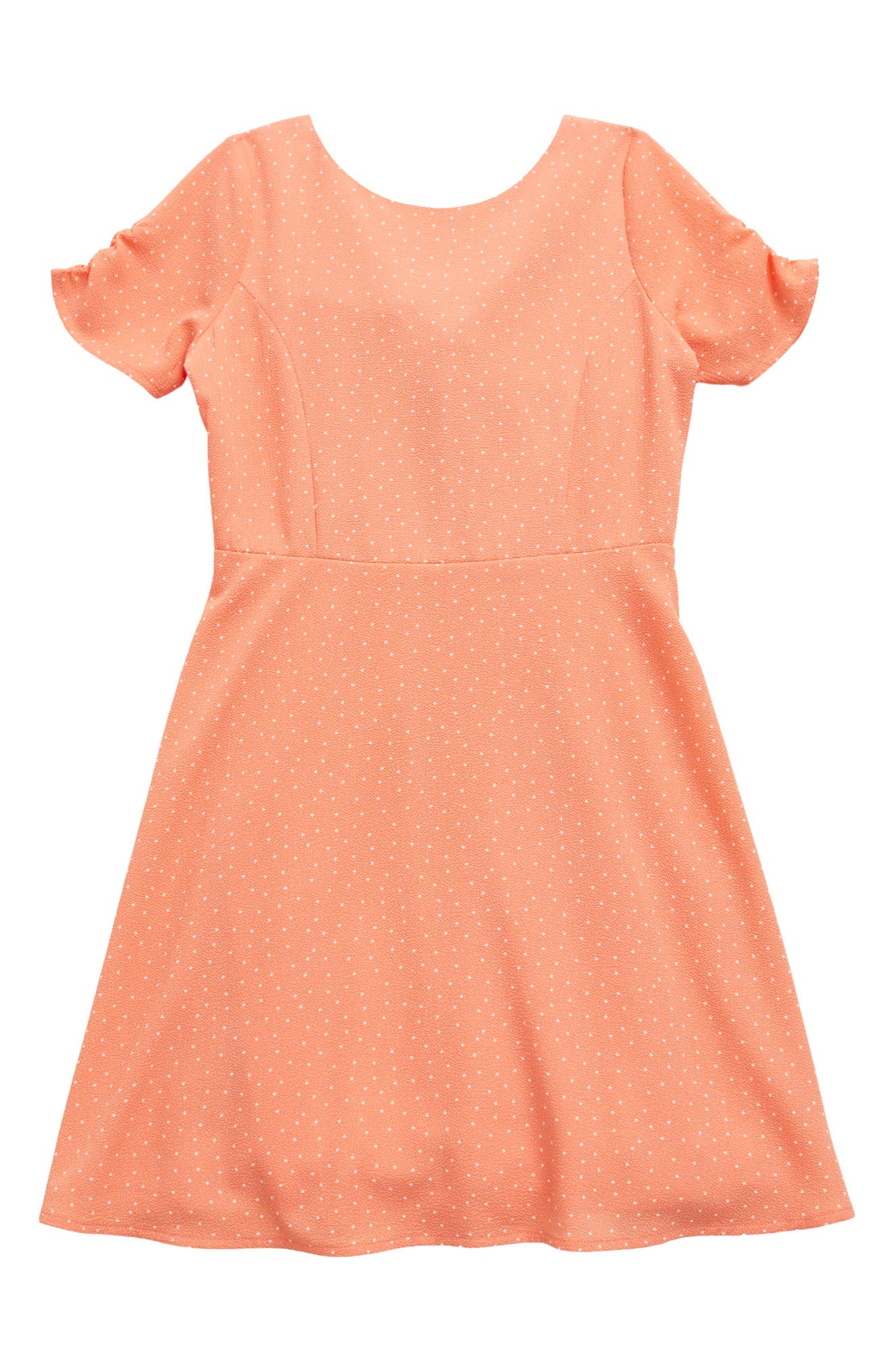 Ava & Yelly Kids' Pebble Polka Dot Princess Seam Dress