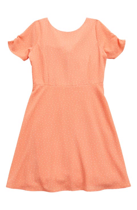 Kids' Pebble Polka Dot Princess Seam Dress (Little Girl & Big Girl)