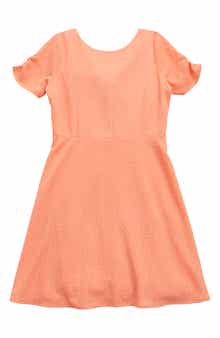 Ava & Yelly Kids' Pebble Polka Dot Princess Seam Dress