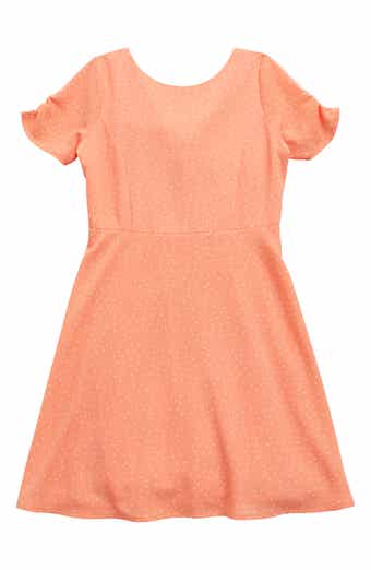 Ava & Yelly Kids' Pebble Polka Dot Princess Seam Dress